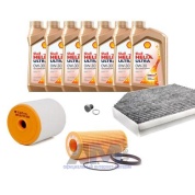 Комплект фильтров для ТО-1/3 Audi A6 (C7) 2.8 TFSI с маслом Shell 0W30