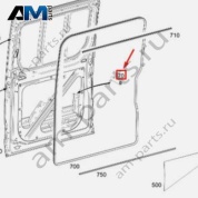 Уплотнитель двери задний A0009870772 на Mercedes Sprinter W906