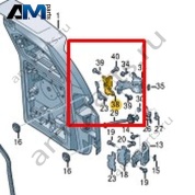 Крепежный элемент Volkswagen id-Buzz 2023-2024 1T5827873