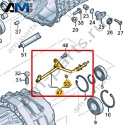 Жиклер с калибровочным отверстием VAG 0DJ301296A