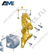 Кронштейн генератора и компрессора кондиционера VAG 04L903141E