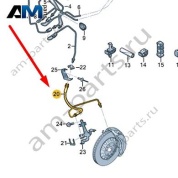 Тормозной шланг Audi Q8 e-tron 2024-2024/Audi e-tron 2019-2023 4KE611775
