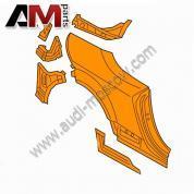 Оригинальное крыло заднее правое на TT (ROADSTER) 8S7809838