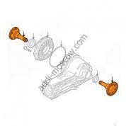 Вал с фланцем Ауди А4 (В6) 01R525356D