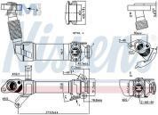 Радиатор EGR (NISSENS) 989281 для BMW X6 (E71) 2007-2014 35dX