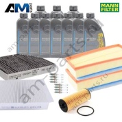Комплект фильтров MANN с маслом 5W40 229.5 для ТО-2 Mercedes AMG GLS 63
