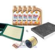 Комплект фильтров для ТО-2 Rapid 1.6MPI с маслом Shell 5W40