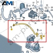 Трубопровод хладагента Volkswagen id3 2020-2024 1EA816721