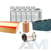 Оригинальный комплект ТО-2/4 на Jetta 2.0 TDI 110 л.с. (масло LL3 с допуском 504/507)