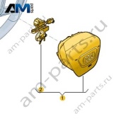 Модуль подушки безопасности руля 8B3880201GBCD для Ауди А6 С9 2025-2026