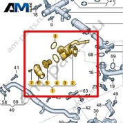 Термостат VAG 0XW121116