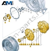 Многодисковая фрикционная муфта для КП DSG VAG 0CK141030E