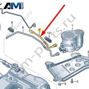 Трубопровод пневмосистемы Audi A6 (C8) 2019-2024 4K0201997K