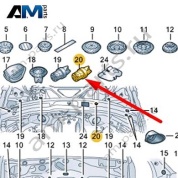 Клапан для слива воды Audi A8 (D5) 2018-2024 4N0815941