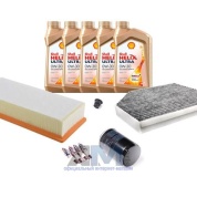 Комплект фильтров для ТО-2_4 Audi A4 (B8) рестайлинг 1.8TFSI с маслом Shell 0W30