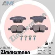 Задние тормозные колодки ZIMMERMANN 24563.165.1 на Volkswagen Golf V (2003-2008)