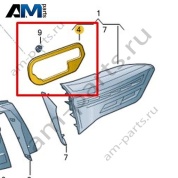 Уплотнитель Volkswagen T-Roc 2018-2024 2GA945198