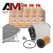 Набор ТО-1_3 для Ауди А4 (В8) рестайлинг 2.0TDI (163_190 л.с.) с маслом Castrol 5W30 (504_507)