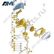 Механизм зеркала левый VAG 3CC857507H9B9 на Volkswagen 2021-2026
