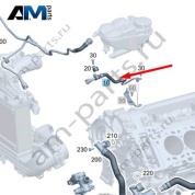 Вентиляционный патрубок интеркулераMercedes C253 AMG GLC 63 (M177) A1772000258