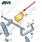 Накладка Audi Q7 (4M) 2016-2024 4M0867586