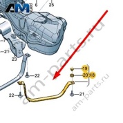 Хомут Audi Q7 (4M) 2016-2024 4M0201391B