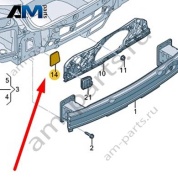 Уплотнение Audi A8 (D5) 2018-2024 4N0807669