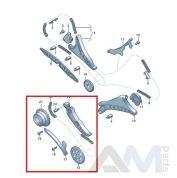 Цепь привода масляного насоса на Audi Q8 (4M) 3.0TFSI 06M109229S