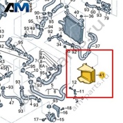 Воздуховод Volkswagen Scirocco 2015-2018 1K8825323A
