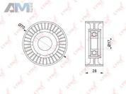 Ролик натяжного механизма LYNX для Мерседес Спринтер (W909) 308CDI 2.1 л. (109 л.с.) PB-5228