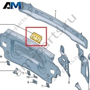 Усилитель несущей панели Volkswagen id3 2020-2024 10A813323