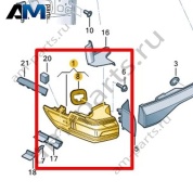 Светодиодный задний правый фонарь Volkswagen id-Buzz 2023-2024 1T3945096