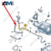 Соединительный шланг Audi A8 (D4) 2014-2017 4H0131850G