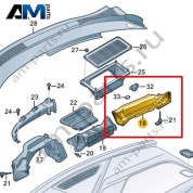 Воздуховод Volkswagen id3 2020-2024 10B819634
