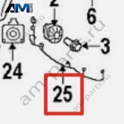 Проводка парктроника переднего бампера A1645402305 Mercedes ML W164