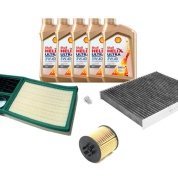 Комплект фильтров для ТО-1/3 Polo Sedan 1.6 с маслом Shell 5W40