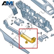 Воздуховод Volkswagen id4/id5 2021-2024 11A863250