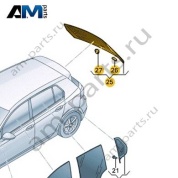 Заднее стекло 5H0845051NNVB для Volkswagen Golf 8 2019-2026