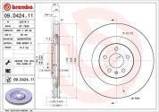 Задние тормозные диски BREMBO 09.D424.11 для Audi Q8 (4M) 2019-2023