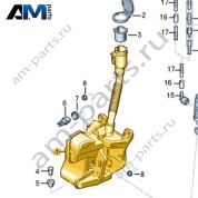 Бачок стеклоомывателя Volkswagen Taos 2021-2023 2GL955453