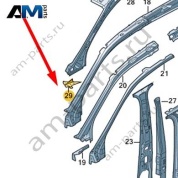 Фиксатор Audi Q7 (4M) 2016-2024 4M0817479B