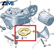 Пластина VAG 0XW199447A
