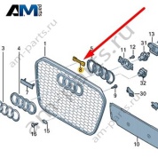 Крепежный элемент Audi A7 (4G) 2015-2018 4G8853755A