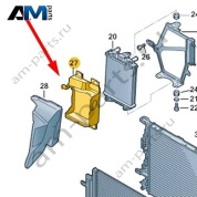 Воздуховод Audi A8 (D4) 2014-2017 4H0121699A