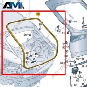 Уплотнитель Volkswagen id4/id5 2021-2024 11E827705C