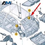 Наполнитель Audi Q8 e-tron 2024-2024/Audi e-tron 2019-2023 4KE861319