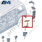 Защитный экран Volkswagen id-Buzz 2023-2024 1T3864622