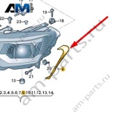 Уплотнительная рамка Audi A6 (C8) 2019-2024 4K0941192