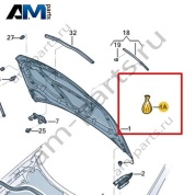 Комплект элементов крепления VAG 1K0898615D