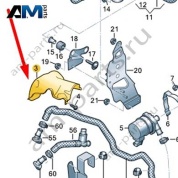 Экран Audi Q7 (4M) 2016-2024 4M0121146